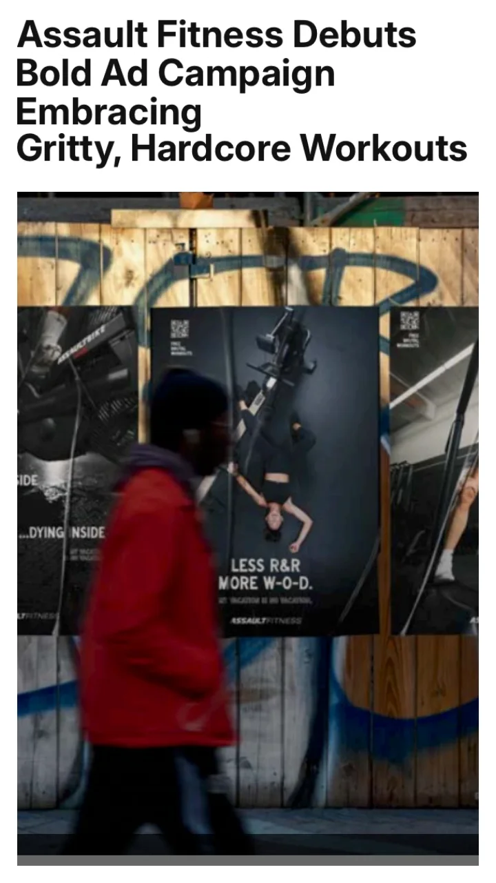 Athletech News on the campaign