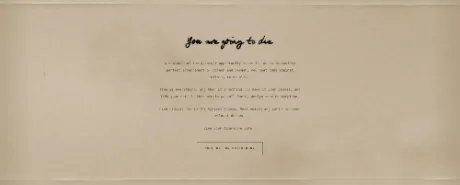 The manifesto on the philosophy page